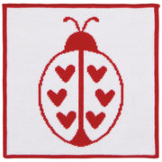 Jubilee - Set/3 Knit Dishcloth Ladybug Home & Kitchen