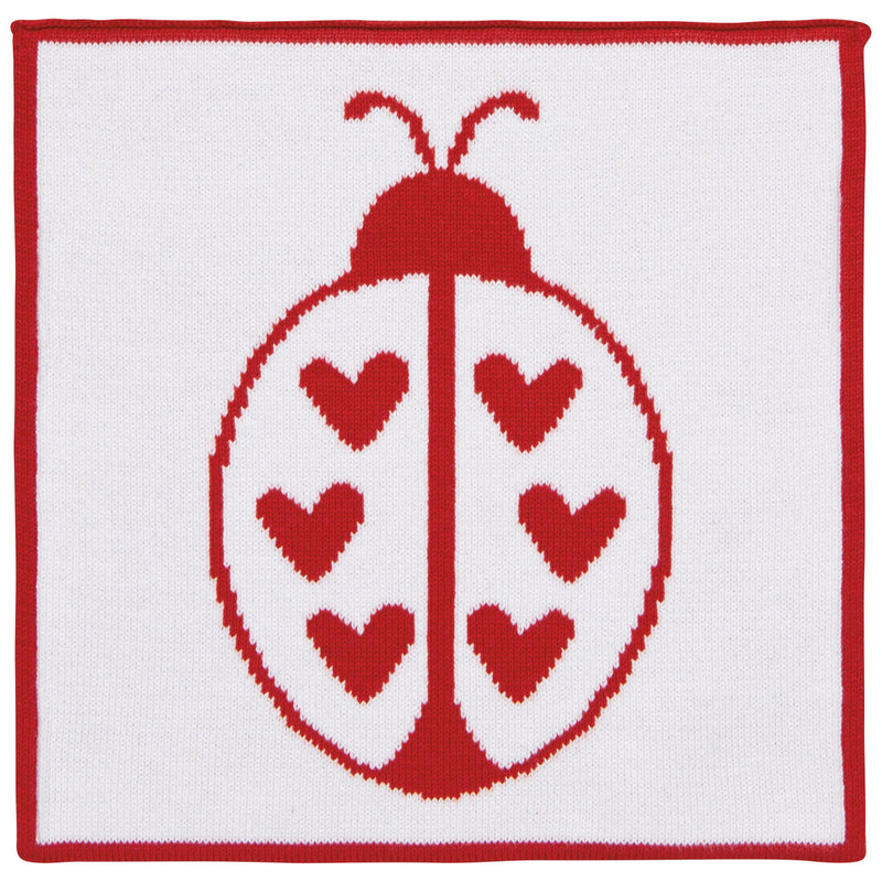 Jubilee - Set/3 Knit Dishcloth Ladybug Home & Kitchen