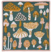 Jubilee - Set/3 Knit Dishcloth Mushroom Gems Home & Kitchen