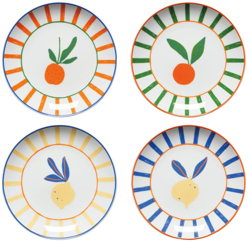 Jubilee - Set/4 AppiePlates Citrus Burst Home & Kitchen