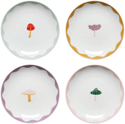 Danica Jubilee - Mushroom Gems - Appetizer Plates (Set of 4)