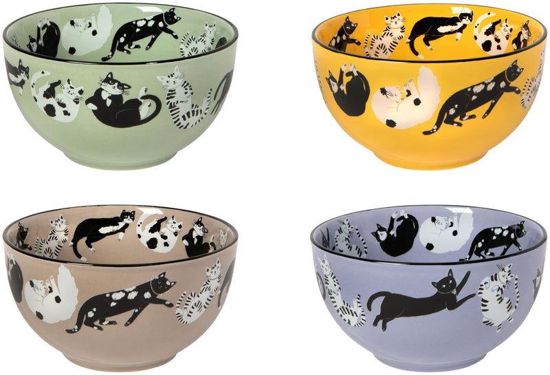Jubilee - Set/4 Everyday Bowls Meow & Furever Home & Kitchen