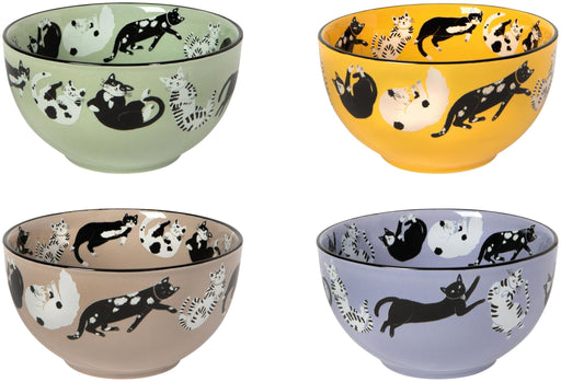 Jubilee - Set/4 Everyday Bowls Meow & Furever Home & Kitchen