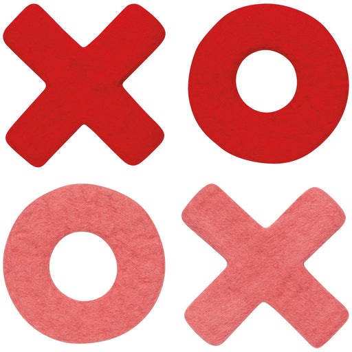 Jubilee - Set/4 Felt Wool Coaster XOXO Home & Kitchen