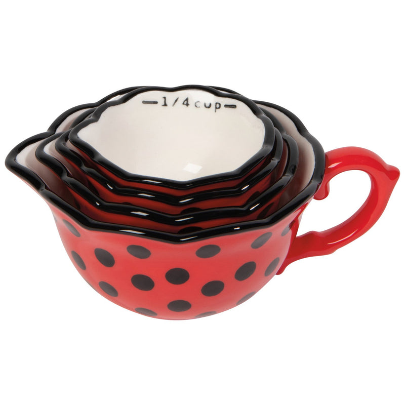 Jubilee - Set/4 Measuring Cups Ladybugs Home & Kitchen