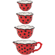 Jubilee - Set/4 Measuring Cups Ladybugs Home & Kitchen