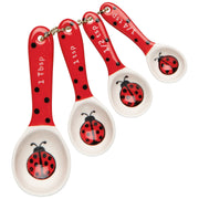 Jubilee - Set/4 MeasuringSpoons Ladybugs Home & Kitchen