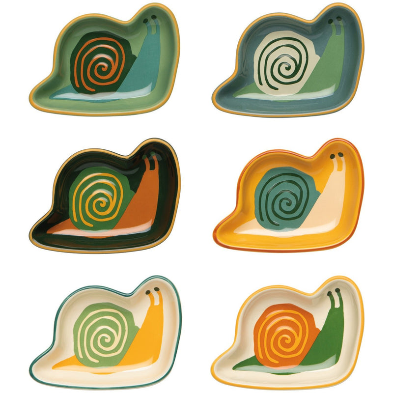Jubilee - Set/6 Pinch Bowls Snails Home & Kitchen