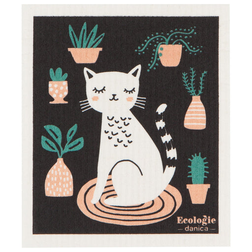 Jubilee - Swedish Dishcloth Cat Nap | Black Home & Kitchen
