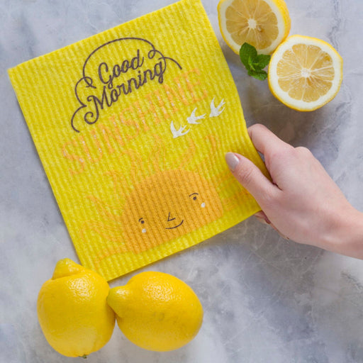 Jubilee - Swedish Dishcloth Good Morning Sun | Yellow Home & Kitchen