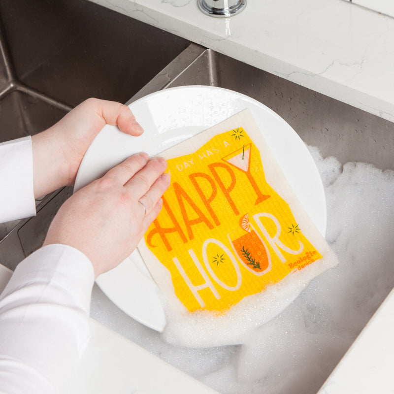 Jubilee - Swedish Dishcloth Happy Hour | Yellow Home & Kitchen