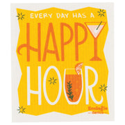 Jubilee - Swedish Dishcloth Happy Hour | Yellow Home & Kitchen