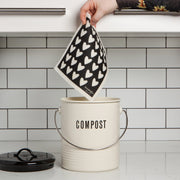 Jubilee - Swedish Dishcloth Hearts | Black Home & Kitchen