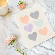 Danica Jubilee - Swedish Dishcloth Hearts - Pastel view 3