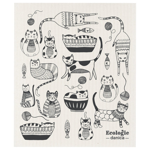 Jubilee - Swedish Dishcloth Purr Party | Beige Home & Kitchen