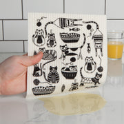 Jubilee - Swedish Dishcloth Purr Party | Beige Home & Kitchen