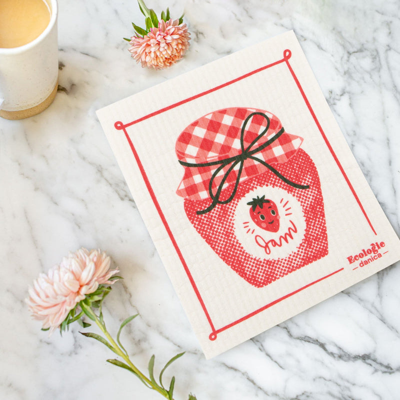 Jubilee - Swedish Dishcloth Strawberry Jam Home & Kitchen