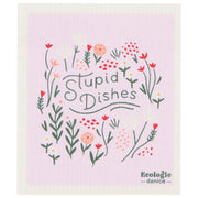 Jubilee - Swedish Dishcloth Stupid Dishes | Pink Home & Kitchen