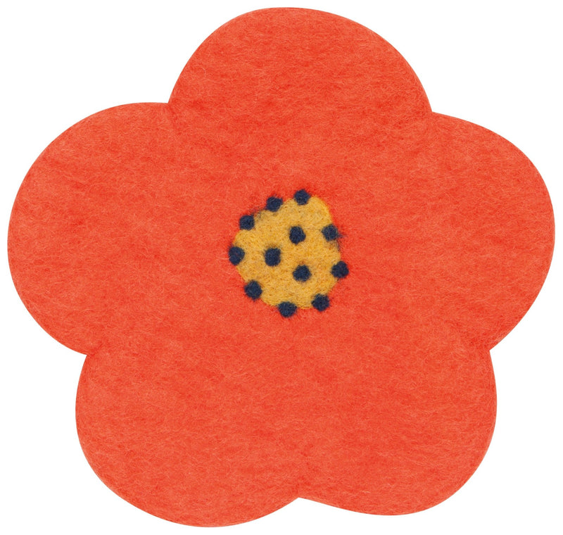 Jubilee - Trivet Felt Wool Poppy Home & Kitchen