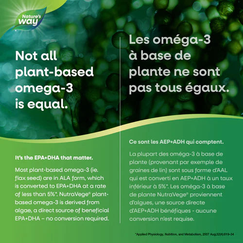 Nutrasea - NutraVege Omega-3 Plant 30 Sgels