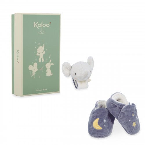 Kaloo - SOUND WRISTBAND & SLIPPERS - ELEPHANT Games & Toys