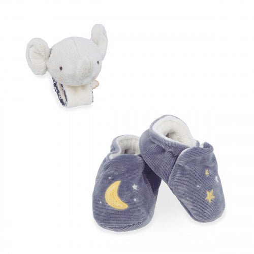Kaloo - SOUND WRISTBAND & SLIPPERS - ELEPHANT Games & Toys