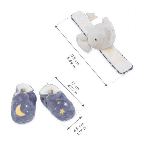 Kaloo - SOUND WRISTBAND & SLIPPERS - ELEPHANT Games & Toys