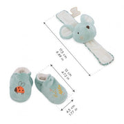 Kaloo - SOUND WRISTBAND & SLIPPERS - MOUSE Games & Toys