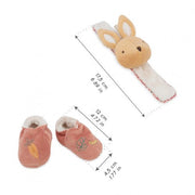 Kaloo - SOUND WRISTBAND & SLIPPERS - RABBIT Mother & Baby