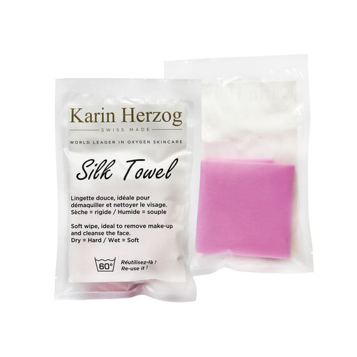 Karin Herzog - Pink Silk Towel 7.5 X 7.5 Inches Beauty & Personal Care