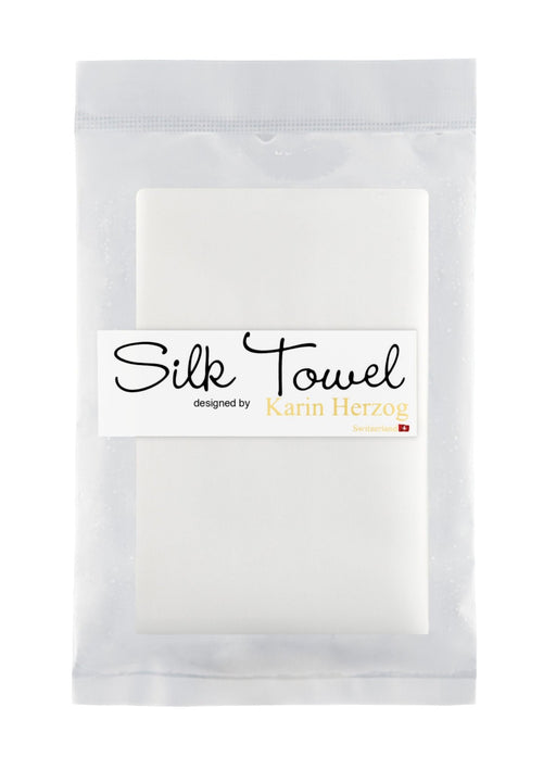 Karin Herzog - White Silk Towel 7.5 X 7.5 Inches Beauty & Personal Care