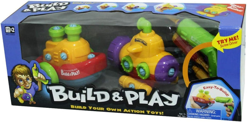 Keenway - 2 - In - 1 Build "N" Play Toys & Games