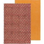 Danica Heirloom - Field Block Printed Dishtowel Set of 2