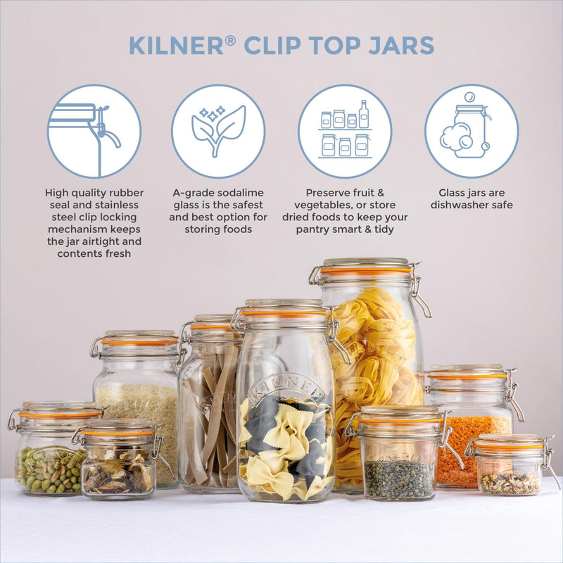 Kilner - Clip - Top Jar Home & Kitchen 3L