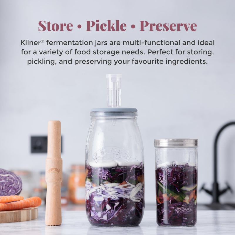 Kilner - Pickle Jar with Lifter - 1L Home & Kitchen