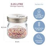 Kilner - Shaker Jar - 250ml Home & Kitchen