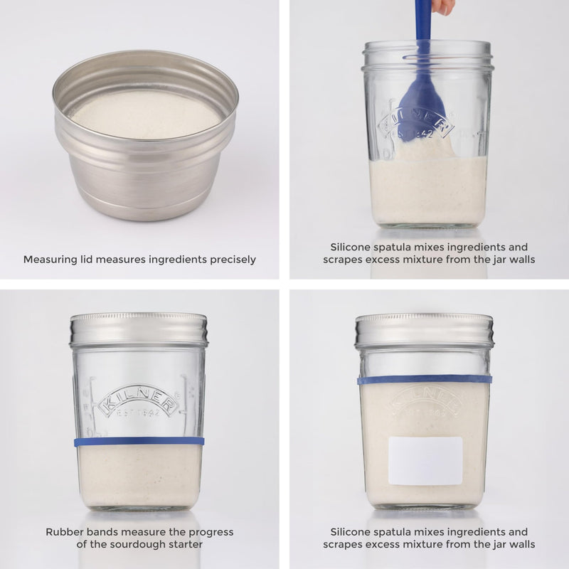 Kilner - Sourdough Starter Jar Set Home & Kitchen