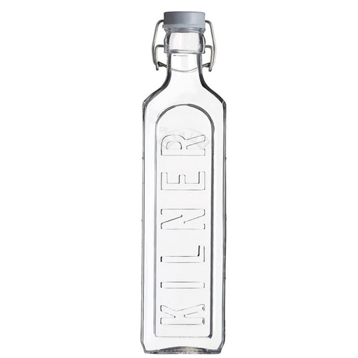 Kilner - Square Clip - Top Bottle - 1L Home & Kitchen