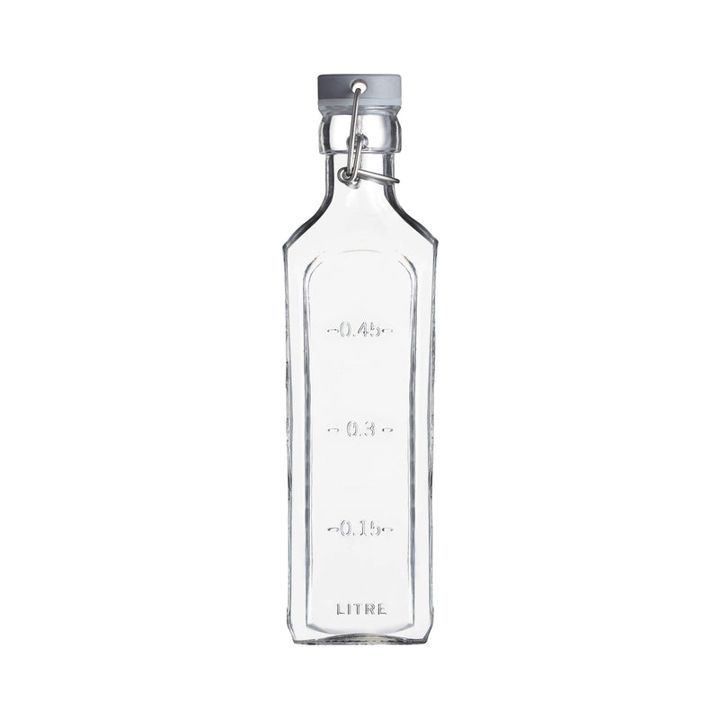 Kilner - Square Clip - Top Bottle Home & Kitchen 600ml