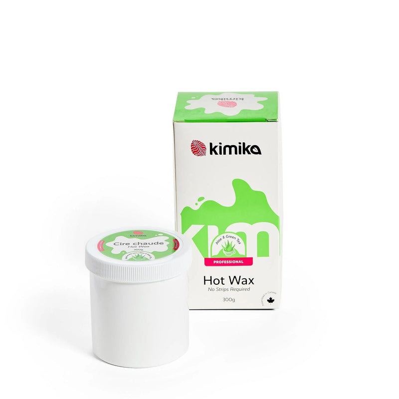 KIMIKA - Depilatory wax Hot wax Beads: Aloe Green Tea 300g plastic jar Health & Beauty