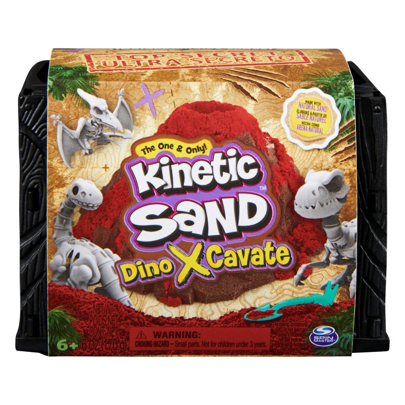 Kinetic Sand - Dino Cavate (Single Random Pick) Blind Pack CDU 18pk Toys & Games