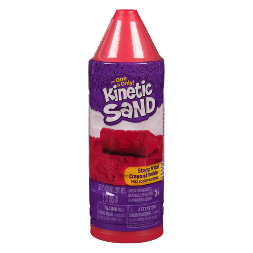 Kinetic Sand - Kinetic Sand, Stamp N' Roll Crayon with 3 oz Play Sand Toys & Games