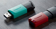 Kingston DataTraveler Exodia M flash drive in a laptop