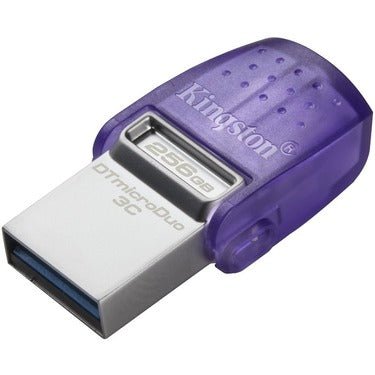 Kingston - USB Flash Drive 256GB DataTraveler Microduo USB - A and USB - C 3.2 (Gen 1) Electronics