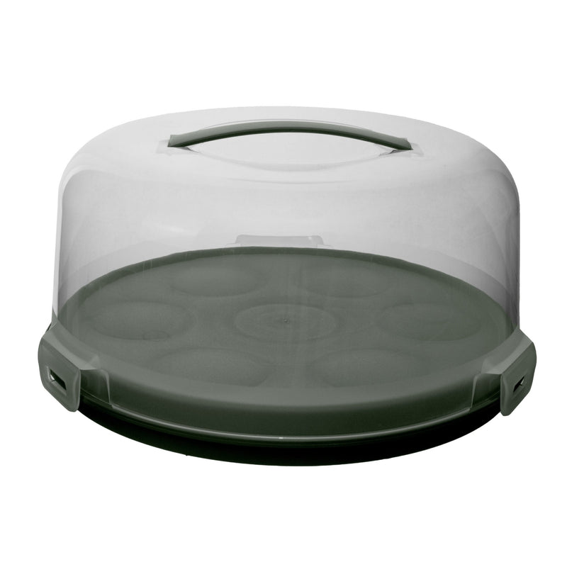 KITCHEN BASICS - Cake / Cupcake Carrier Forest - Green Double - Sided Home & Kitchen