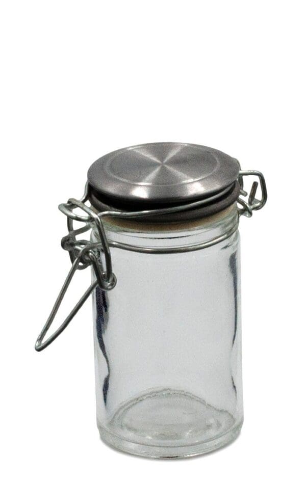 KITCHEN BASICS - Cliptop Glass Jar Home & Kitchen 60ml/2oz