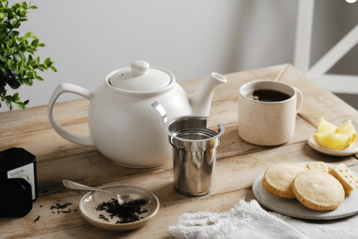 KITCHEN BASICS - Tea Infuser / Filter 6CUP Fits - 1000 mL / 34 oz Home & Kitchen