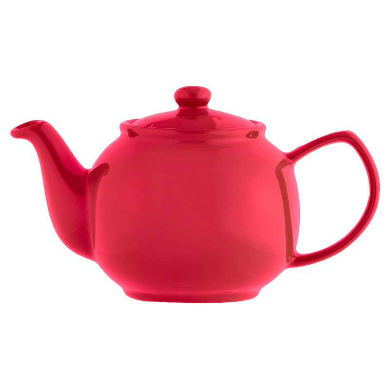 KITCHEN BASICS - Teapot 6CUP 1000 mL / 34 oz Home & Kitchen Red