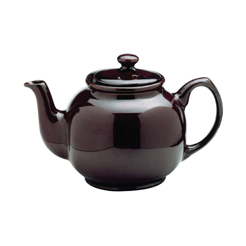 KITCHEN BASICS - Teapot 6CUP Brown 1000 mL / 34 oz Home & Kitchen