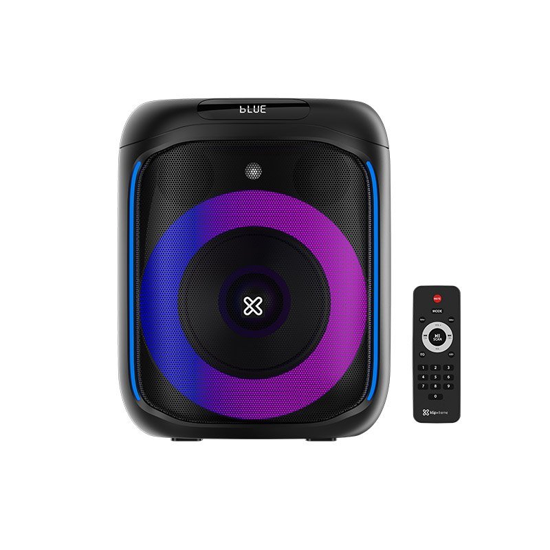 Klipxtreme - BoomBlaster Bluetooth Party Speaker 1800W with Subwoofer, Lights & Remote � Black Electronics